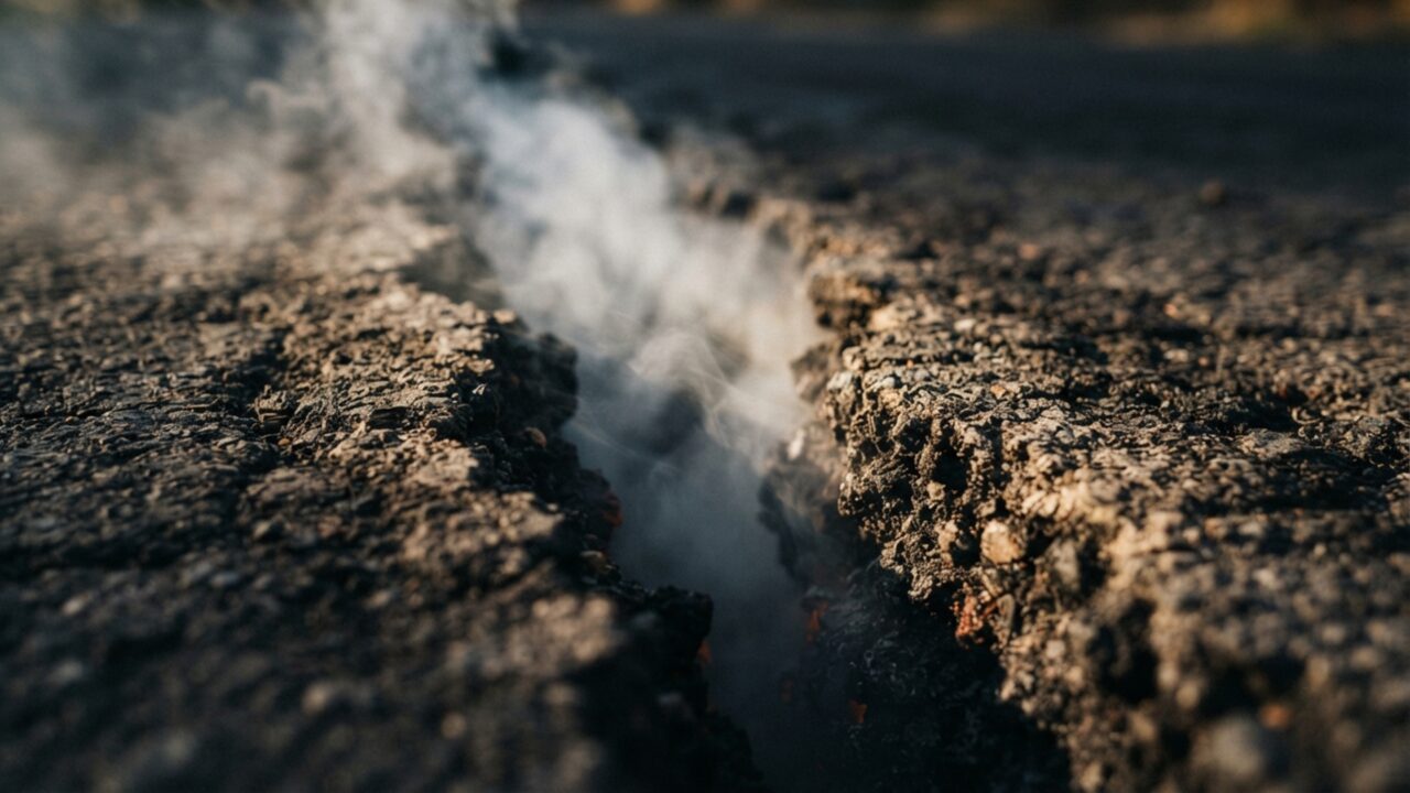 Um incêndio começou debaixo desta cidade americana em 1962 e ainda queima nas antigas minas, depois de fazer centenas de famílias abandonarem suas casas