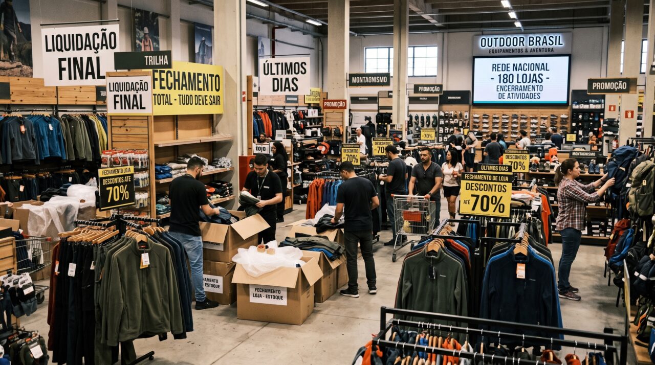 Marca centenária de roupas entrou em falência com R$ 9,3 bilhões em dívidas e iniciou liquidação em 180 lojas físicas