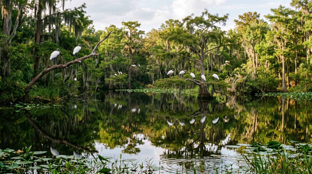 Preservação ambiental de um terreno alagado