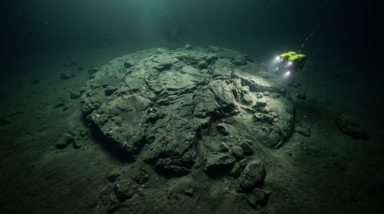 No fundo do Mar Báltico, uma formação circular com dezenas de metros de largura apareceu em imagens de sonar e ganhou fama mundial por parecer uma estrutura artificial, embora sua natureza tenha sido cercada por interpretações diferentes desde então