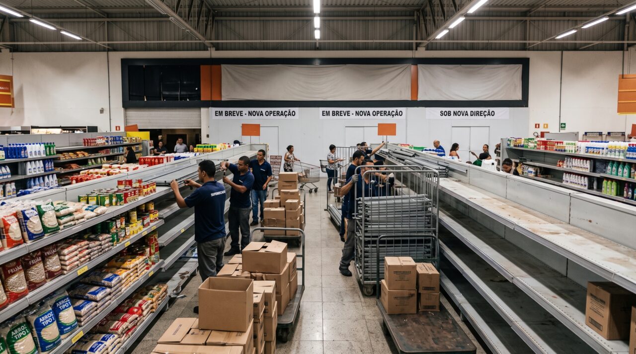 Rede de supermercados com 156 anos entra em falência pela segunda vez e começa a se despedir de quase 300 lojas
