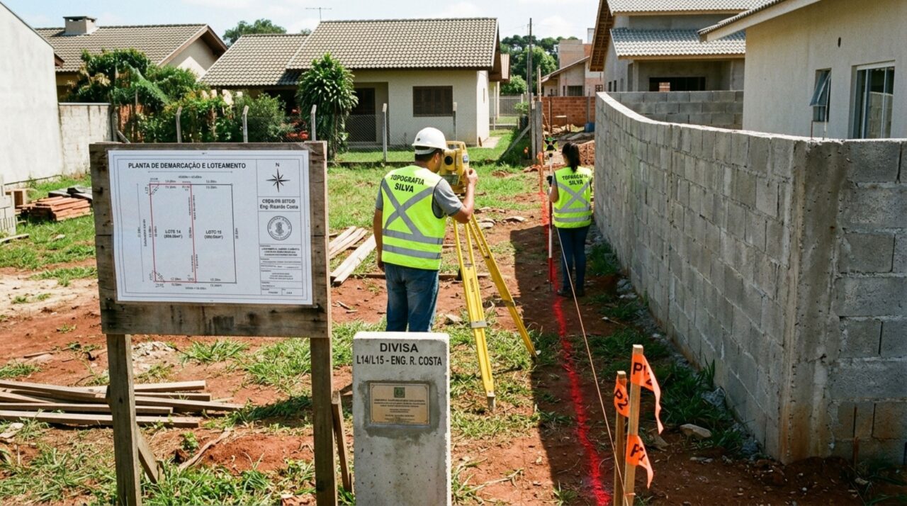 Família volta de viagem e descobre que novo muro do vizinho avançou sobre seu corredor lateral, ela pede a retirada e o vizinho propõe pagar pela faixa ocupada