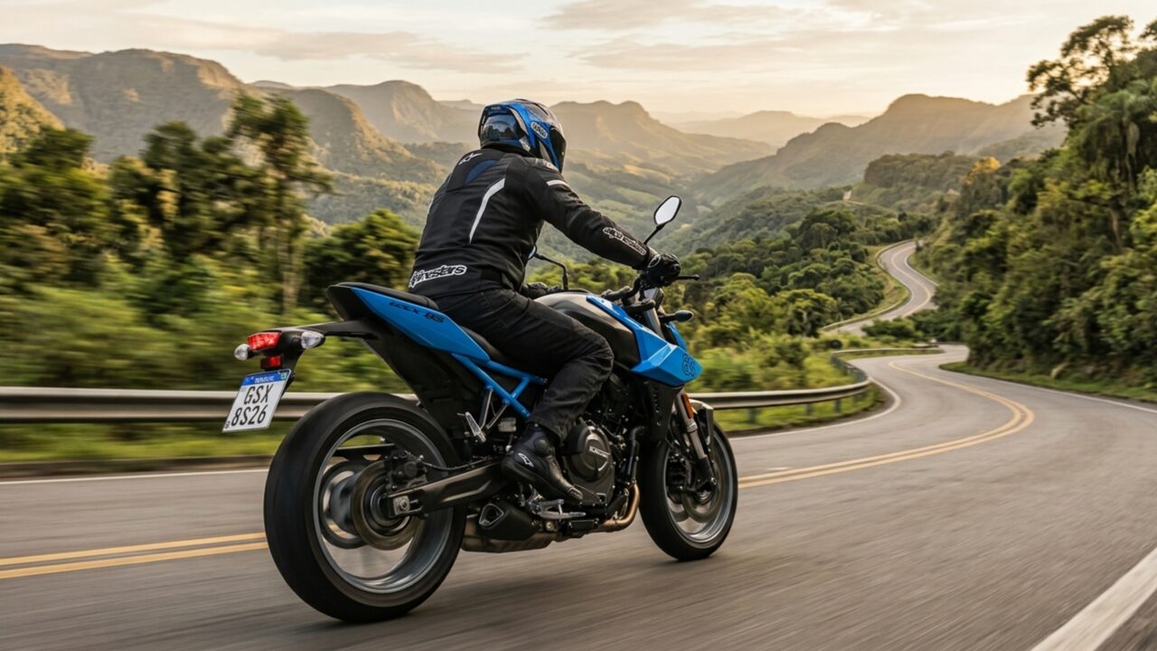 Naked bicilíndrica de R$ 54.300 entrega 83 cv, alcança 210 km/h e concentra o torque de 7,95 kgfm nas rotações intermediárias