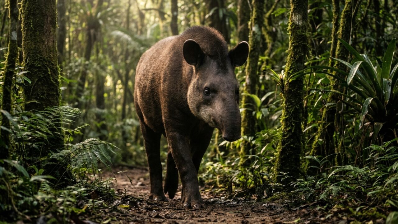 Maior mamífero terrestre do país volta após mais de 100 anos e nascimento do oitavo filhote emociona biólogos na Mata Atlântica