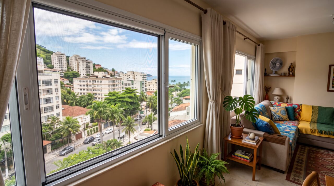 Quanto custa instalar tela mosquiteira retrátil em todas as janelas de um apartamento de 2 quartos em 2026?