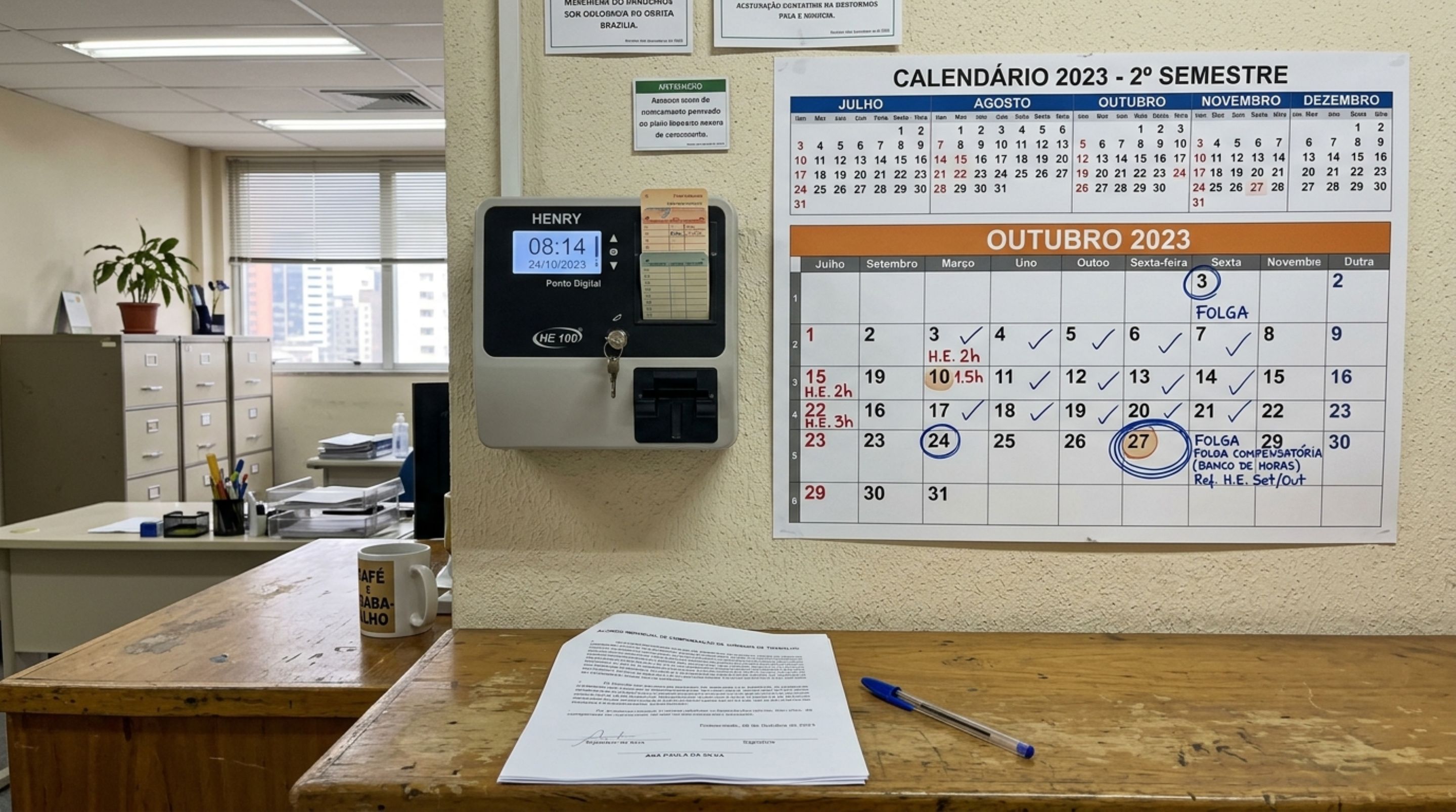 CLT não transforma toda hora extra em dinheiro: banco pode compensar em até 6 meses, com acordo individual escrito, segundo a lei - QTU Questões do Universo