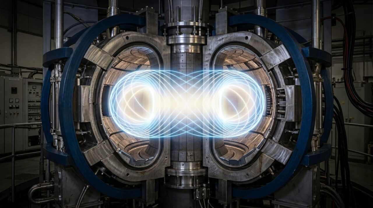 O formato toroidal de rosquinha e o confinamento magnético de plasma a 150 milhões de graus