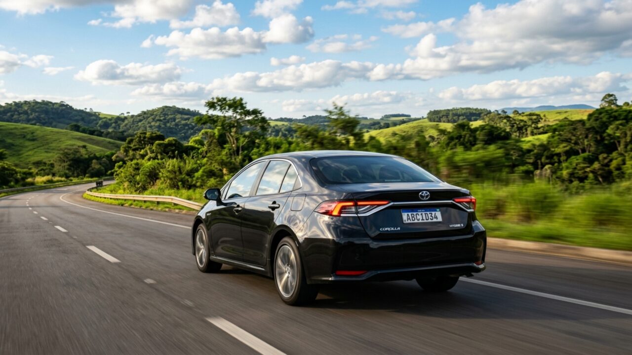 Na cidade ele bebe menos do que na estrada: sedã híbrido faz 17,5 km/l no trânsito e 15,2 km/l em percurso rodoviário