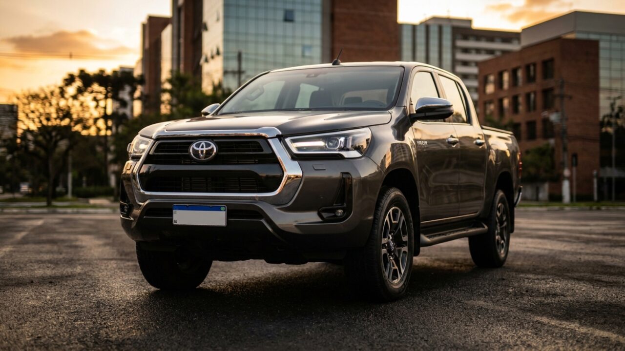 Com motor diesel de 204 cv esta picape 4×4 pode rebocar 3.500 kg usando engate genuíno aprovado pelo Inmetro