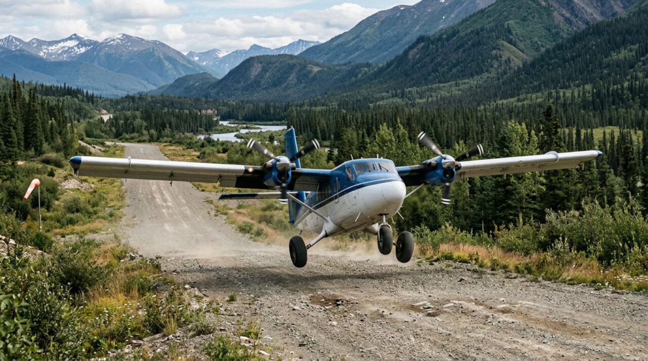 Criado para pousar em pistas curtas de regiões remotas, este avião utiliza asas de grande sustentação, trem de pouso reforçado e baixa velocidade de aproximação para operar onde aeronaves comerciais comuns simplesmente não conseguiriam parar com segurança