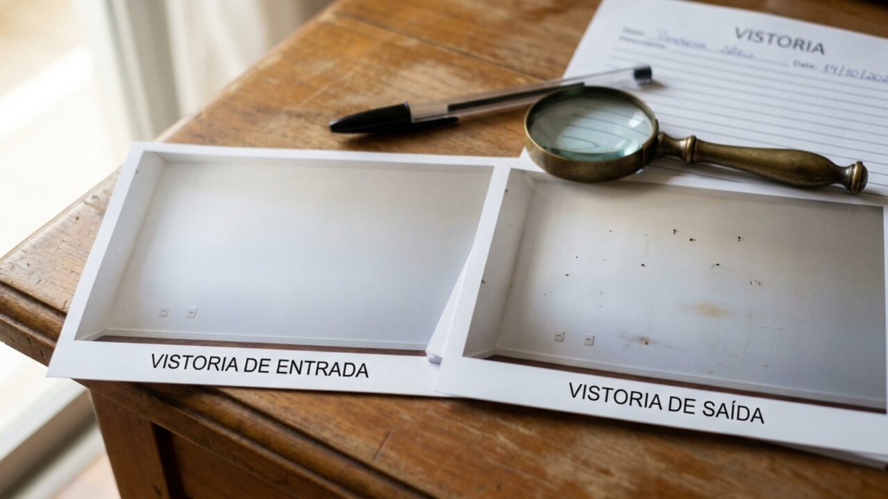 Família devolve apartamento depois de 5 anos pagando tudo em dia, mas proprietário retém caução de R$ 6 mil por marcas nas paredes e se recusa a apresentar orçamento dos reparos