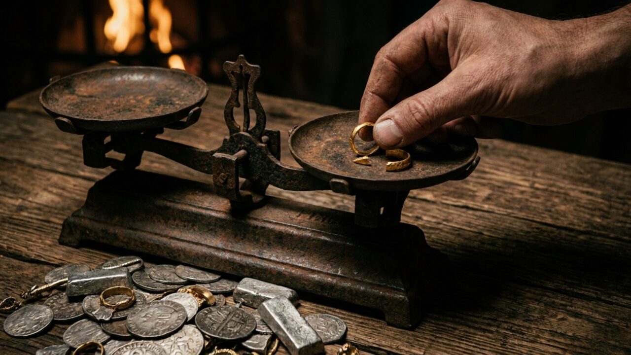Depois de 50 anos procurando metais, um detectorista recebeu um sinal fraco numa ilha, cavou e encontrou um bracelete viking feito com oito hastes de ouro entrelaçadas há mil anos