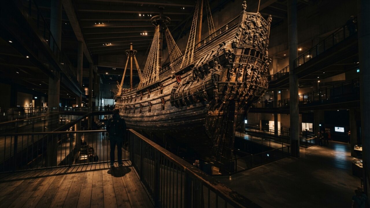 Navio de guerra sueco afundou apenas 20 minutos depois de sair do porto em 1628 porque era alto demais para a própria largura, e o Vasa só voltou à superfície 333 anos depois