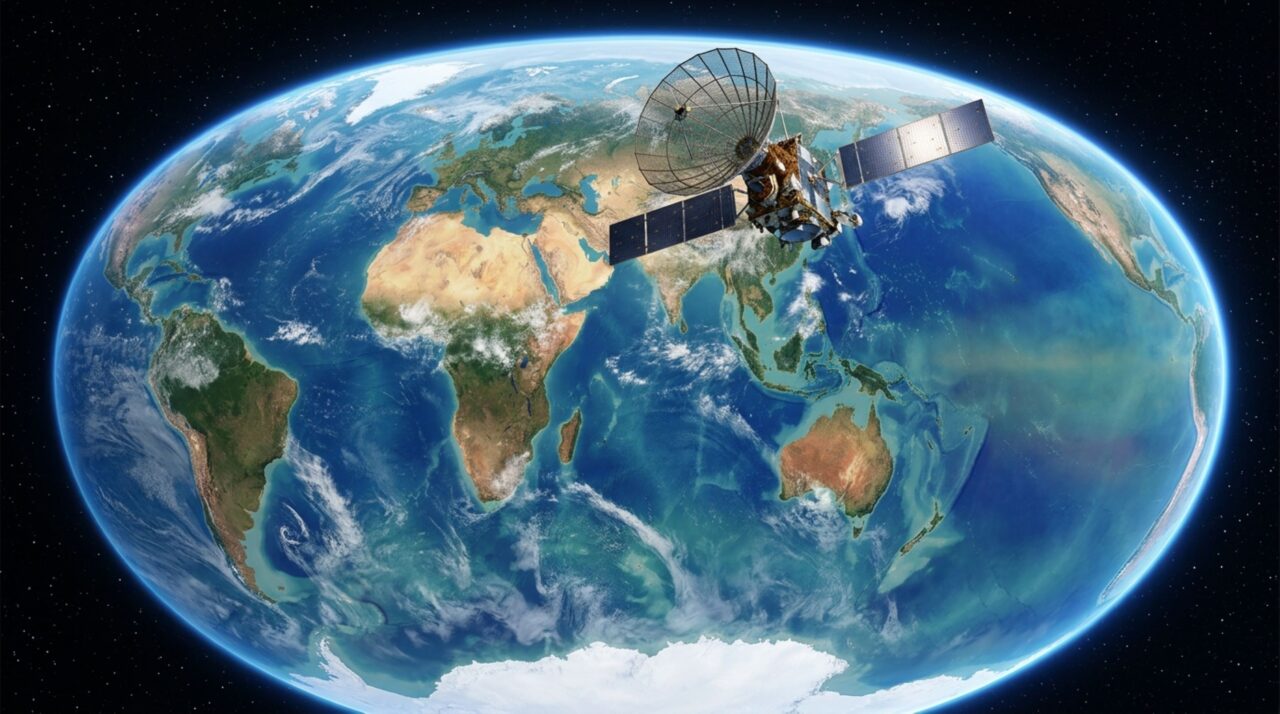 Um satélite começou a medir apenas os primeiros 10 milímetros do oceano e revelou no mapa algo que separa claramente o Atlântico do Pacífico mesmo sem existir uma fronteira entre eles