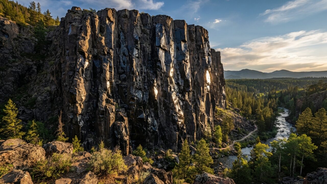 Uma parede de vidro vulcânico com 30 metros de espessura forneceu lâminas de pedra que viajaram por milhares de quilômetros há 11 mil anos