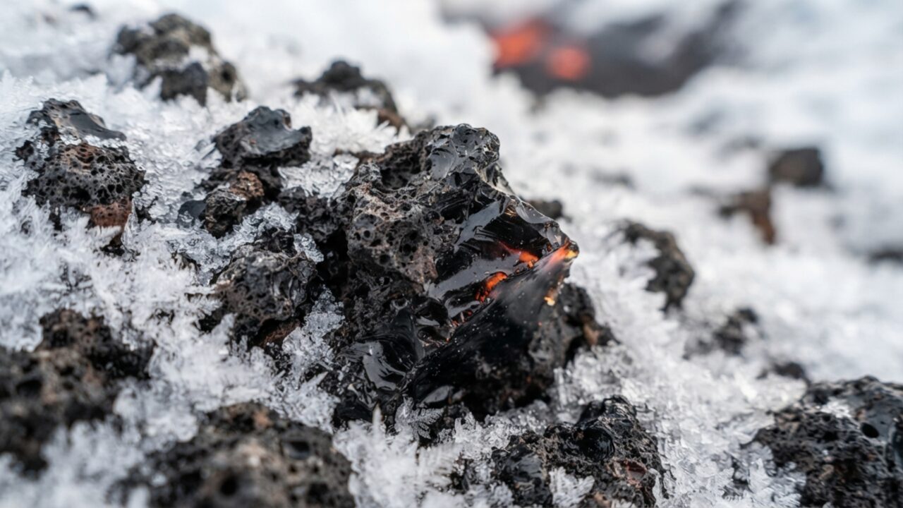 Na Antártida, um vulcão coberto de gelo mantém um lago de lava no topo com atividade documentada desde 1972