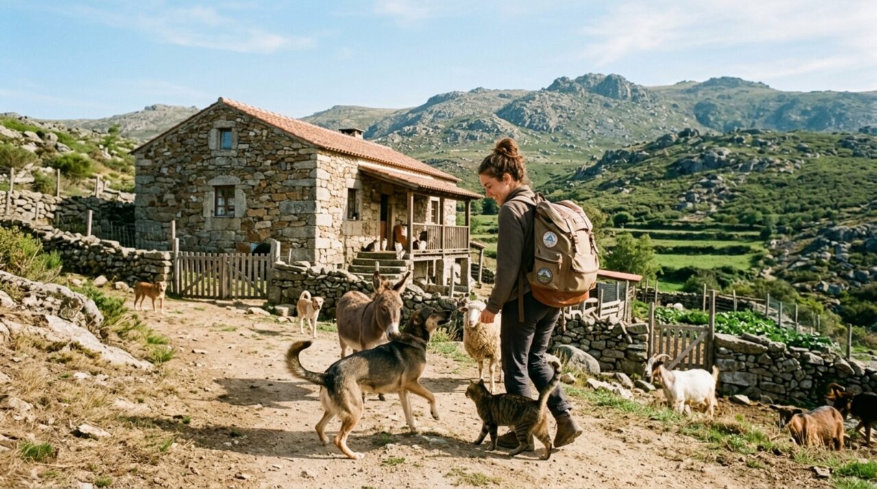 Buscam voluntários para viver de graça em Portugal cuidando de cães, gatos e animais de fazenda