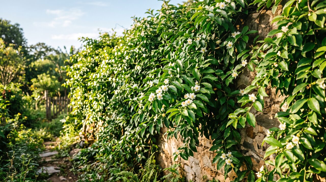 Benefícios de cultivar a planta ora-pro-nóbis nos muros de casa para proteção e beleza.