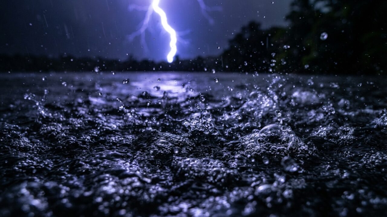 À noite, tempestades se formam sobre o Lago Maracaibo em média 297 vezes por ano, mas a explicação não está apenas na água porque as montanhas ao redor ajudam a concentrar o ar úmido sobre o mesmo ponto