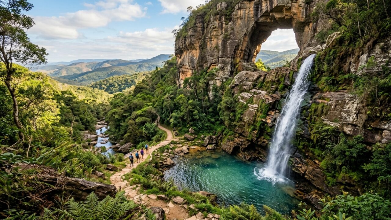 Distrito mineiro de ruas estreitas e casas coloridas fica ao lado de um parque de 1.488 hectares e acaba de disputar reconhecimento entre as melhores vilas turísticas do mundo