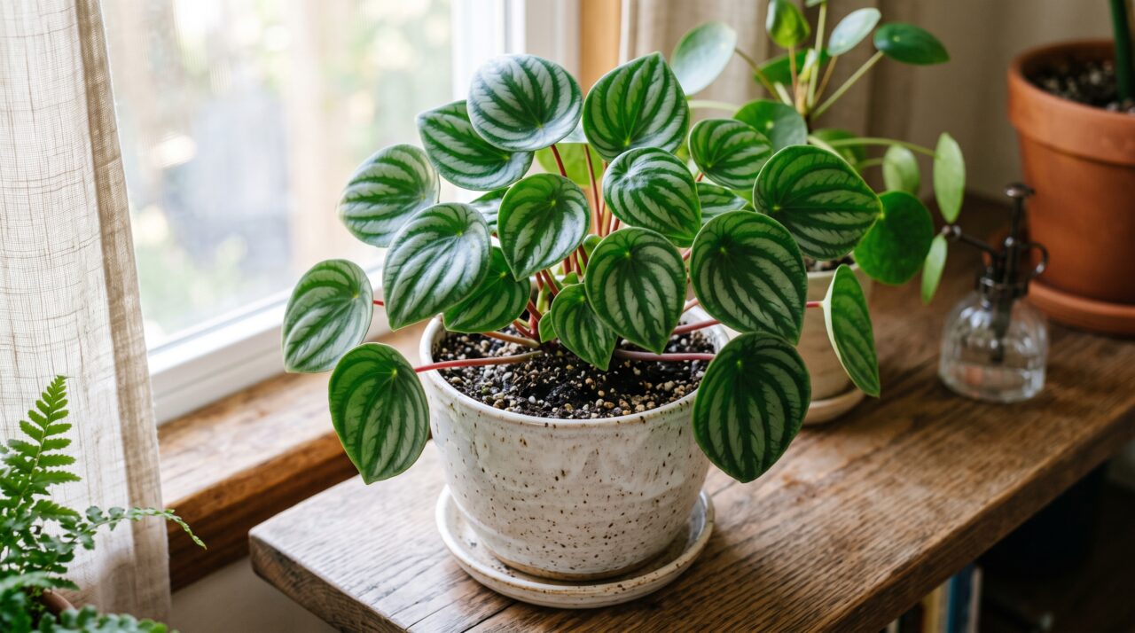 A planta exótica de folhas redondas que atrai boas energias: como cultivar a Peperômia-melancia em vasos e dar um toque moderno e alegre à sua estante