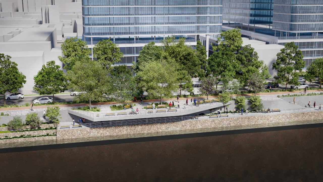Porto Alegre planeja obra de R$ 1,6 bilhão para rebaixar trechos de rodovia e criar parque linear na cidade (Foto: SMAMUS/Divulgação/PMPA / Porto Alegre 24 horas) 
