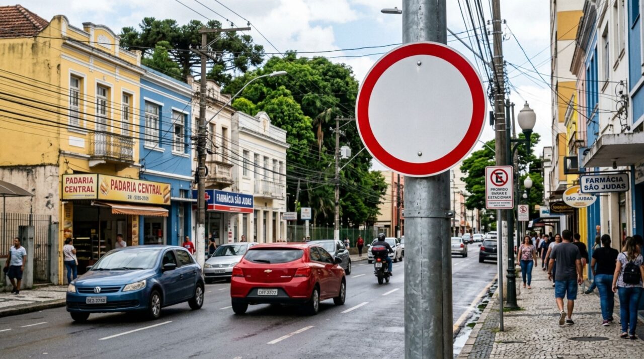Placa de trânsito em branco: o que significa a placa com o fundo branco e borda vermelha?