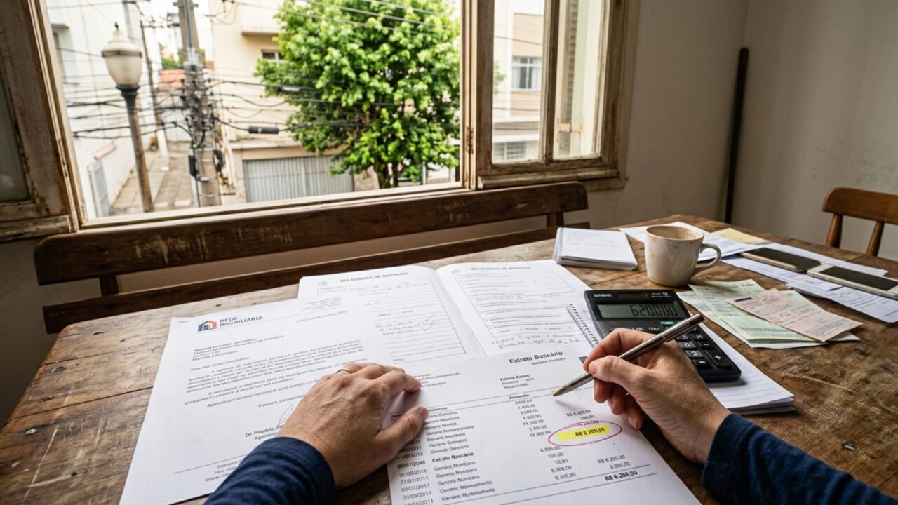 Inquilina entrega apartamento pintado depois de quatro anos, mas imobiliária retém caução de R$ 6.200 por marcas que já apareciam na primeira vistoria