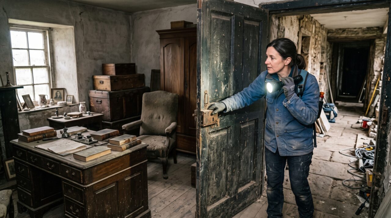Mulher compra uma casa abandonada numa ilha da Escócia e descobre um quarto lacrado com cartas enviadas durante 40 anos por alguém que nunca chegou a recebê-las