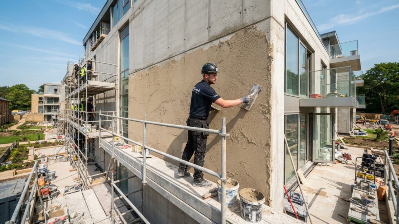 Nem tijolinho aparente, nem pintura lisa: a textura rústica sustentável que está dominando as fachadas modernas em 2026