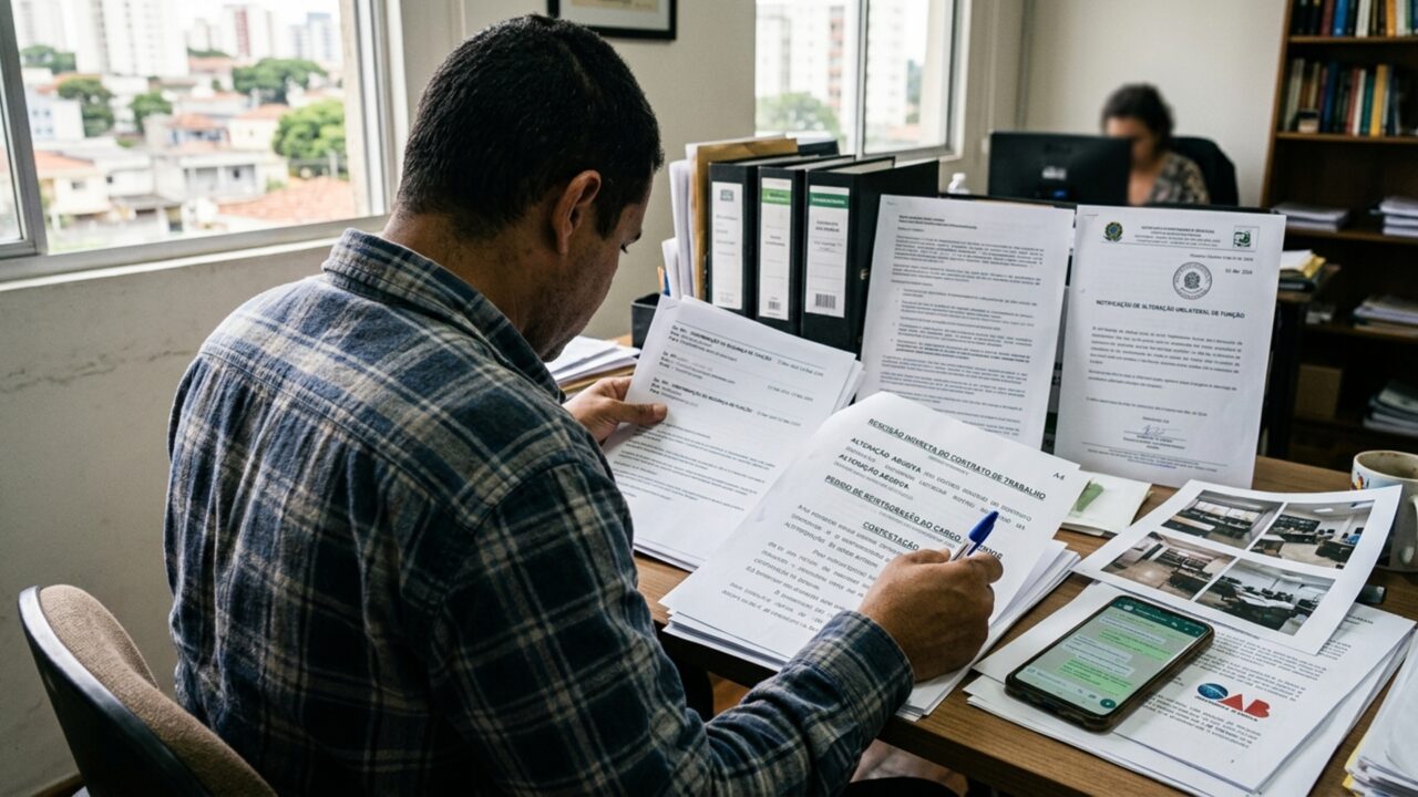 Funcionária volta de férias e encontra sua mesa ocupada por outra pessoa enquanto empresa informa que ela passará a trabalhar em função diferente