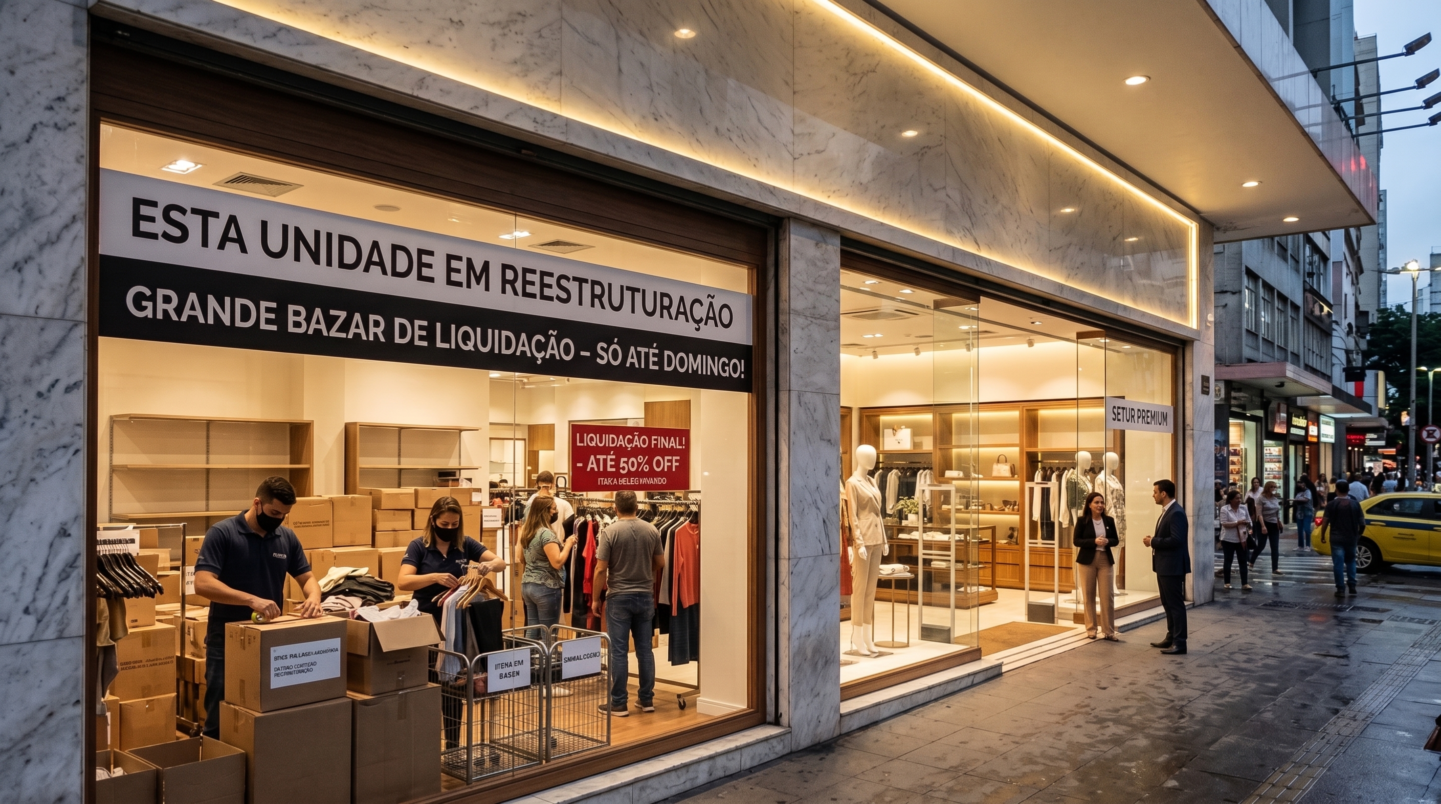 Uma rede de luxo entrou em falncia com bilhes em dvida | QTU - Notícias