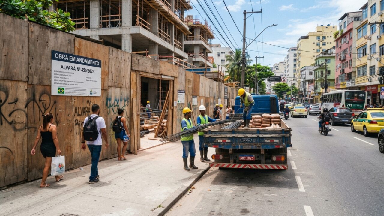 Fiscalização aperta o cerco: o detalhe comum na calçada da sua obra que pode render multa diária de R$ 500 se não for corrigido