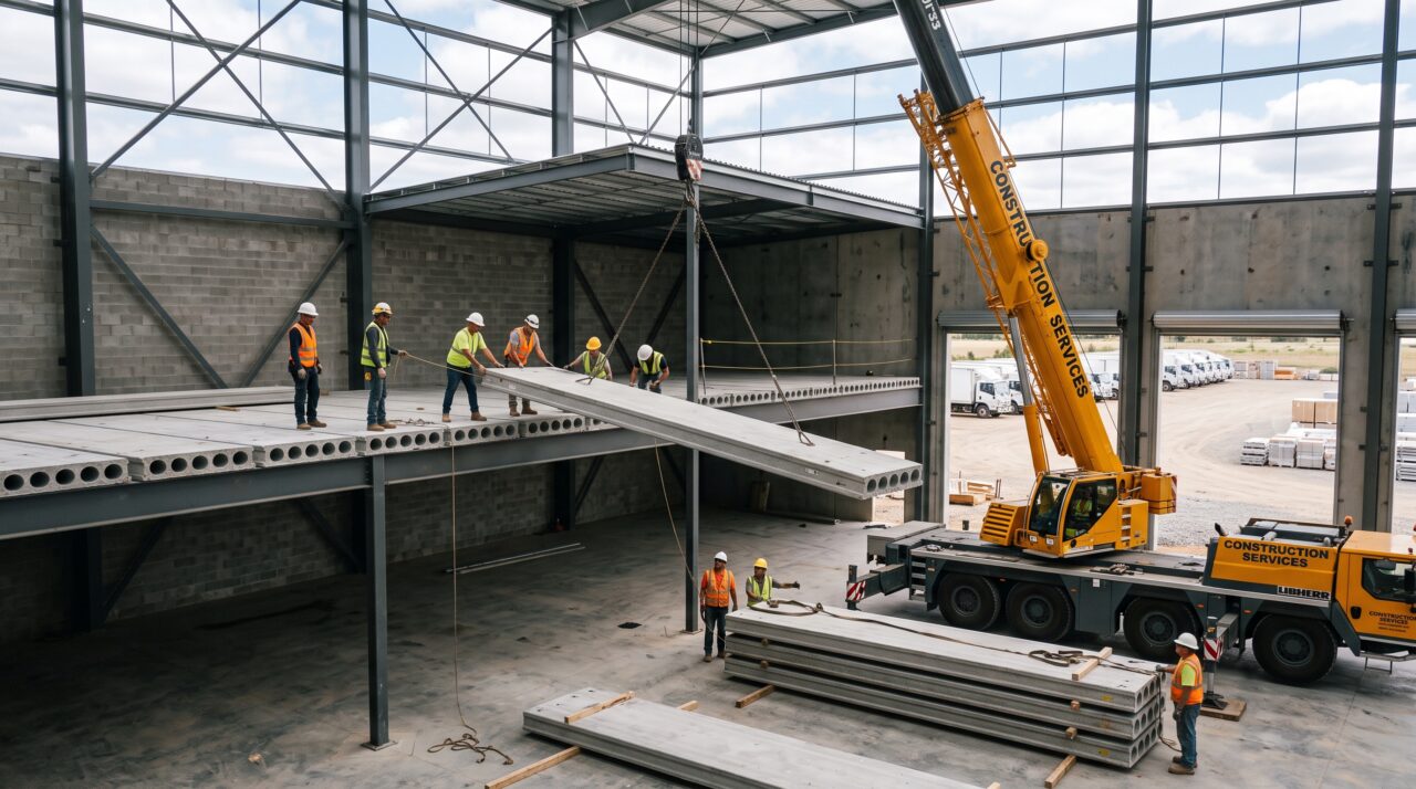 Construção civil e inovação com lajes alveolares protendidas