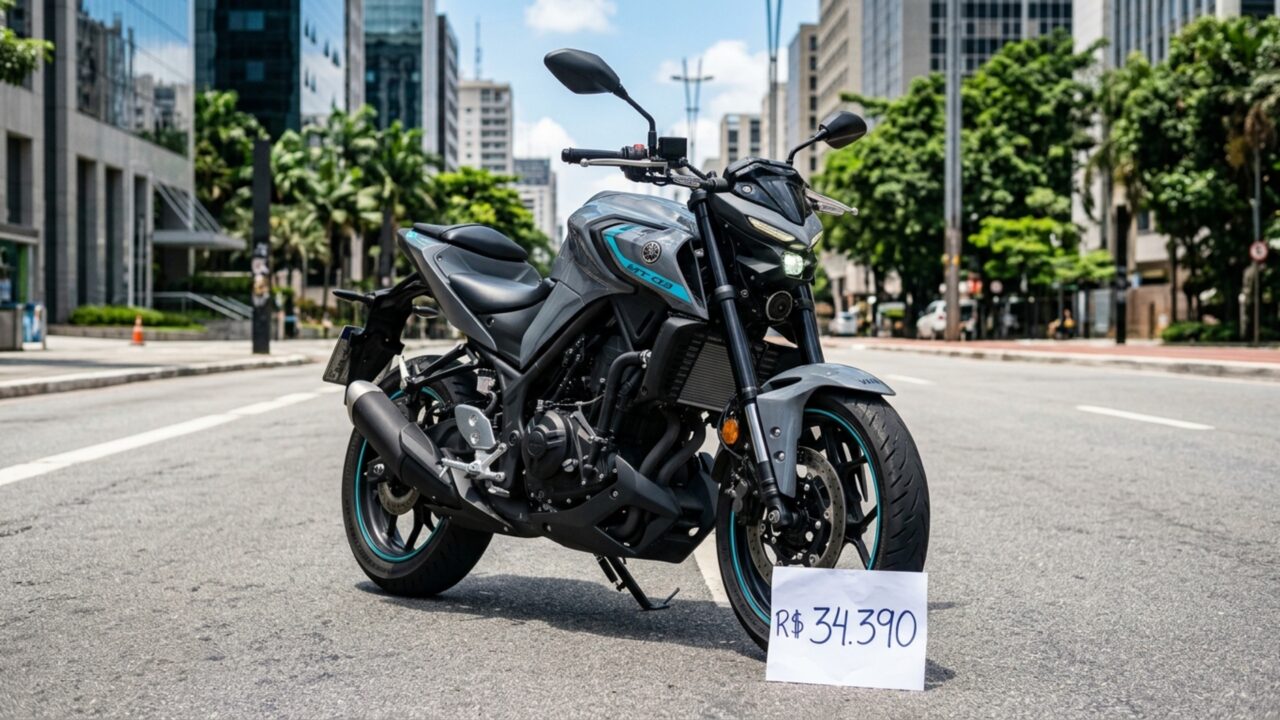 Yamaha coloca 41,3 cv em moto de R$ 34.390 com motor de 321 cc, câmbio de 6 marchas e tanque de 14,2 litros