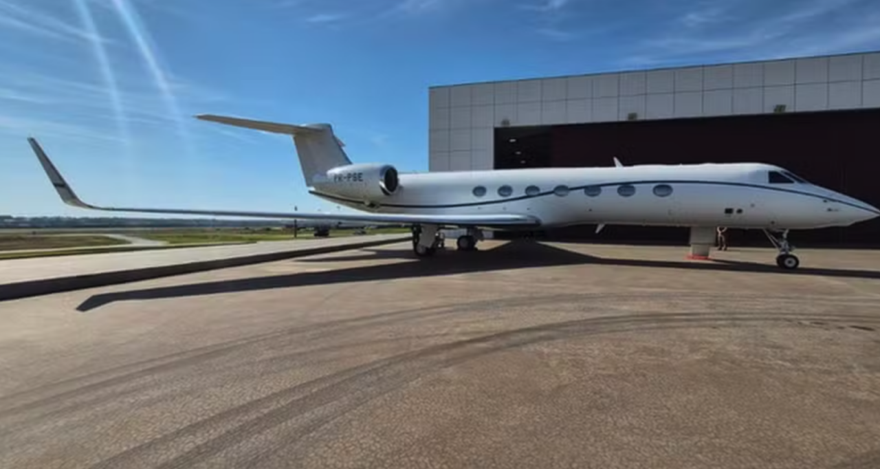 PF localiza avião de R$ 120 milhões de Vorcaro no Paraguai