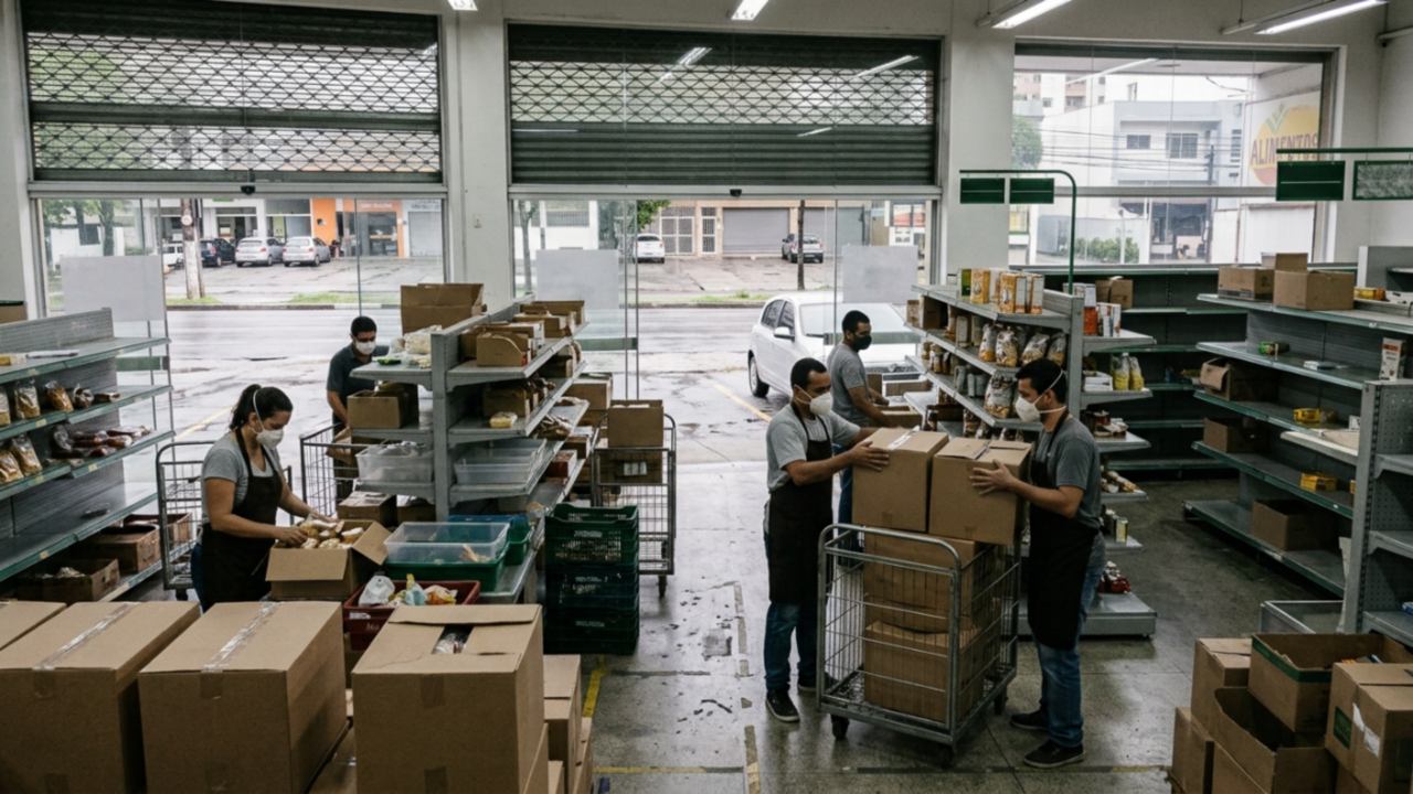 Rede de supermercados fecha cerca de 50 lojas e 3 mil trabalhadores se despedem depois que dinheiro para de entrar