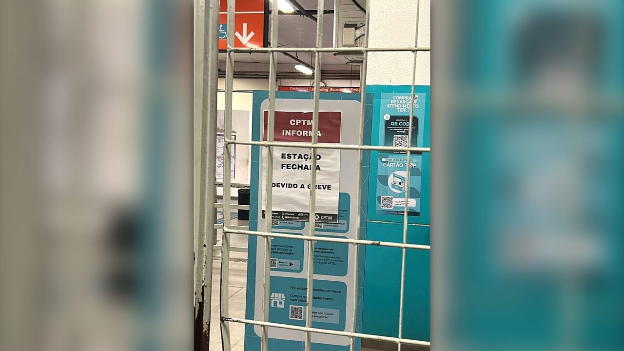 Ferroviários fazem greve em três linhas da CPTM em SP