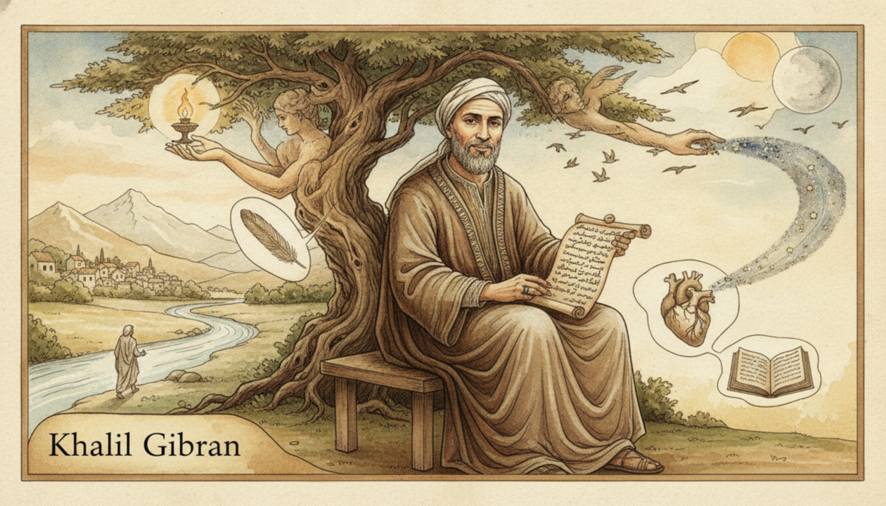 Khalil Gibran: “Vossos filhos não são vossos filhos”. A imagem do arco e da flecha, completa