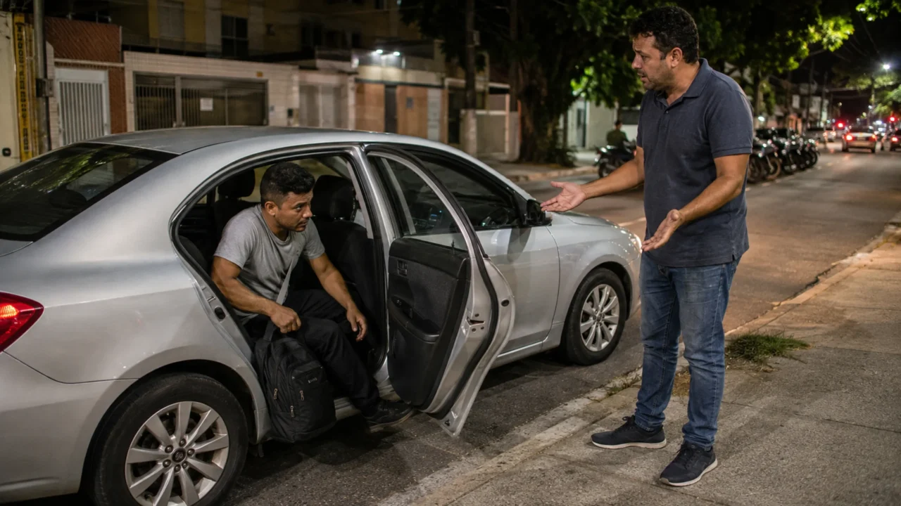 Passageiro tira o cinto no banco traseiro do carro de aplicativo, motorista leva multa e cobra do cliente o prejuízo