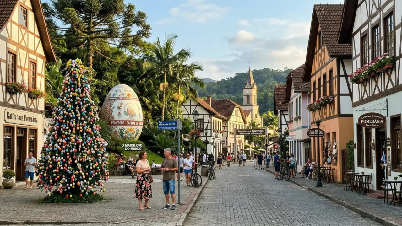 A cidade mais alemã do Brasil fala três idiomas e tem dois recordes mundiais reconhecidos pelo Guinness Book