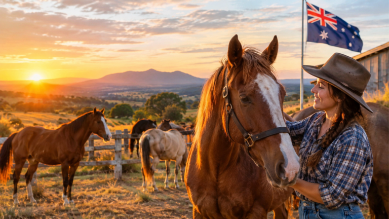 A Austrália está procurando por voluntários para cuidar de cavalos em 2027 você ganha hospedagem gratuita, alimentação, transferências e passeios pela cidade