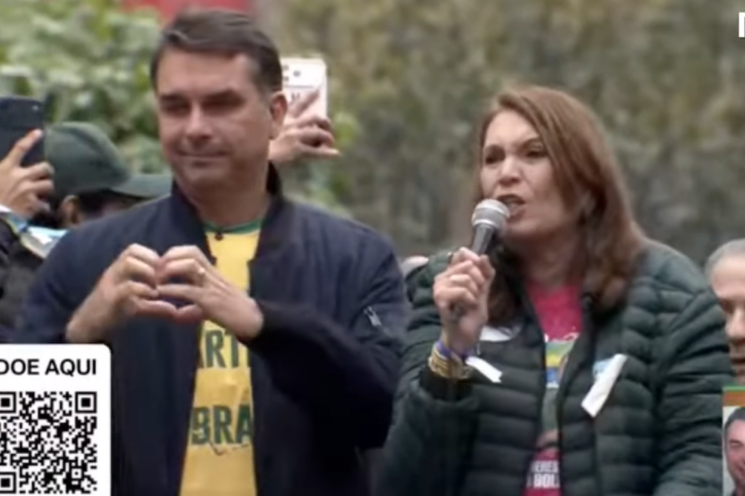 Bia Kicis pede impeachment e prisão de Moraes em ato na Paulista