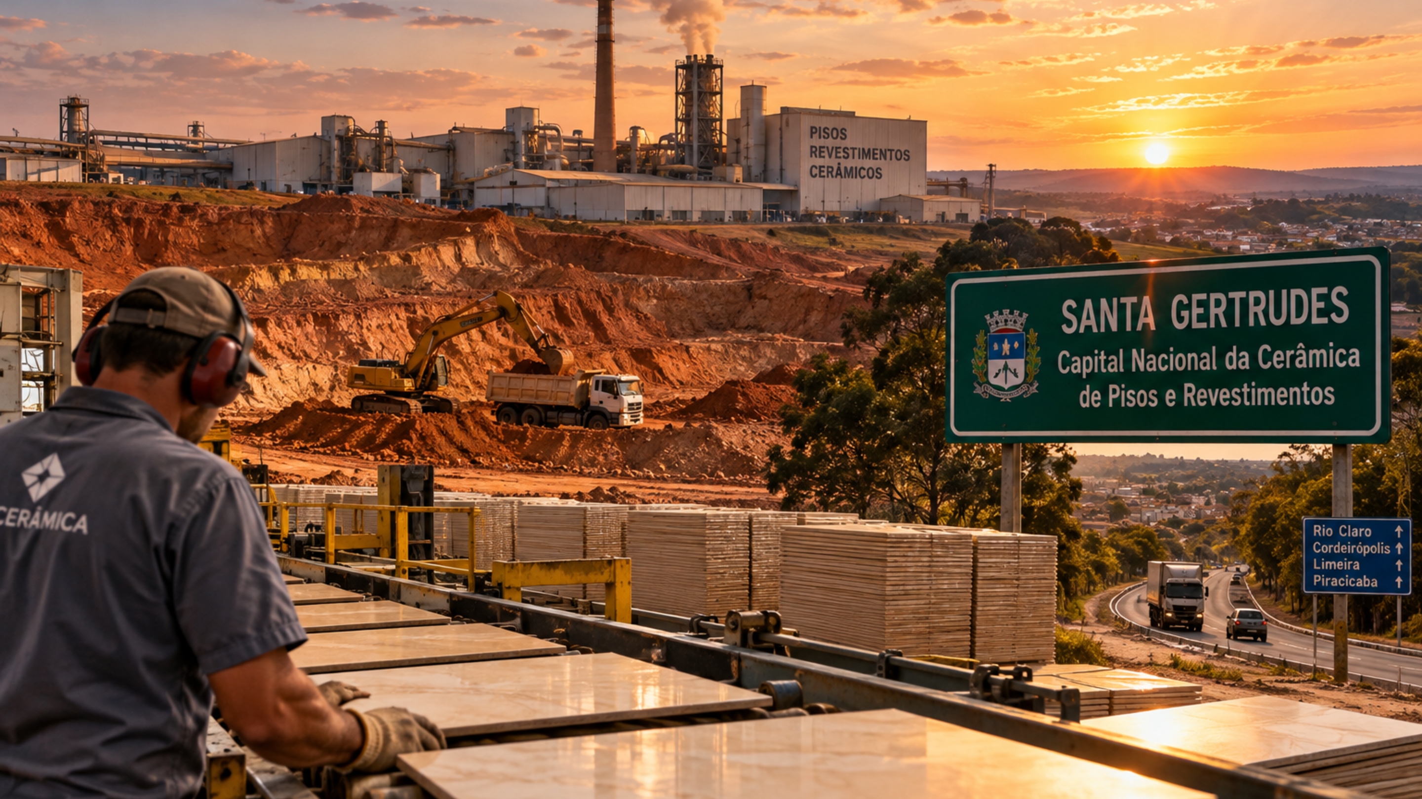 A cidade paulista onde quase 2 em cada 3 revestimentos cerâmicos fabricados no Brasil saem do mesmo polo transformou a argila encontrada no próprio solo em uma indústria de escala nacional