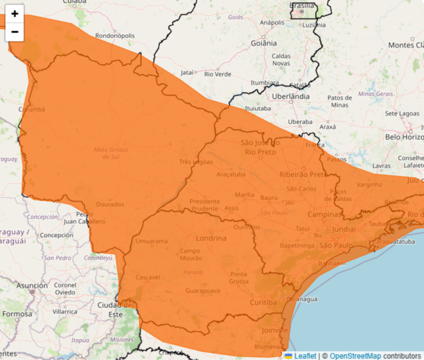 Alerta de tempestade do INMET coloca várias regiões em perigo nesta quarta-feira, 30
