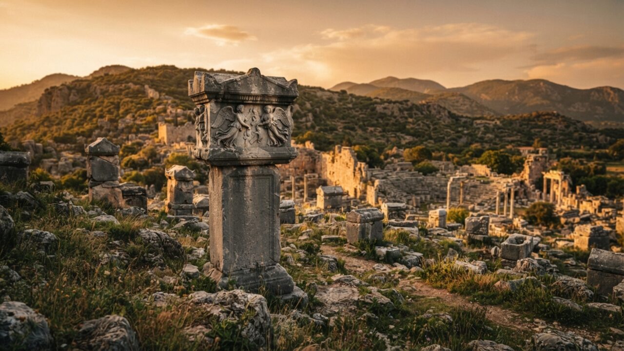 Tumbas erguidas sobre pilares revelaram uma língua quase perdida: inscrições de Xanthos ajudam a reconstruir a história dos lícios