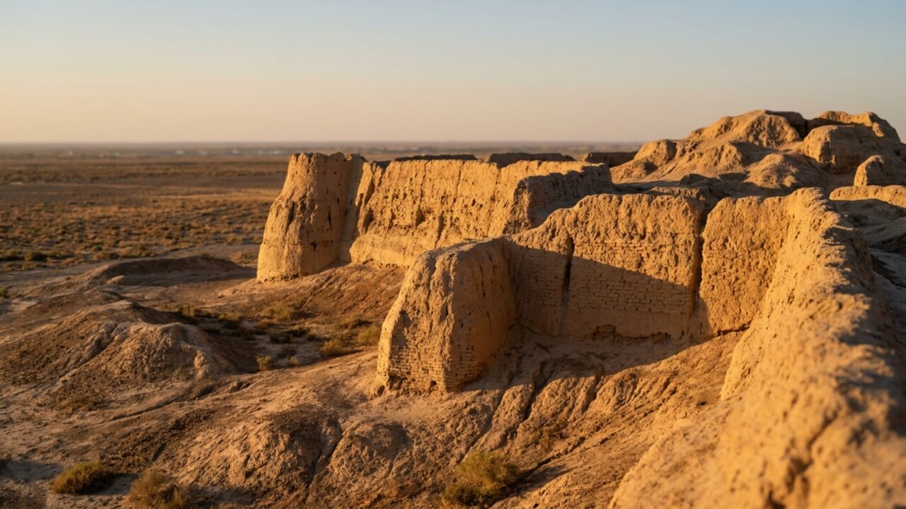 Uma cidade da Rota da Seda mudou de lugar várias vezes dentro do mesmo oásis e deixou 4 mil anos de ocupação espalhados pelo deserto