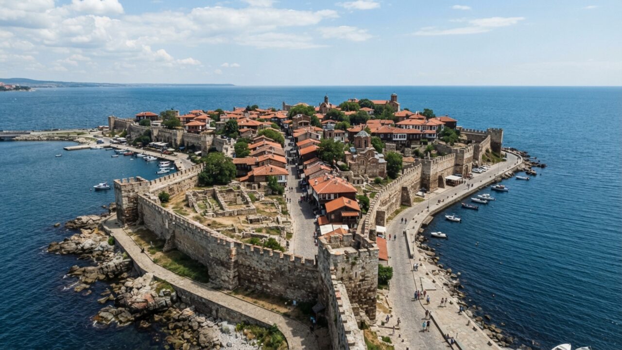 Uma cidade de 3 mil anos ficou presa numa península: Nessebar reúne camadas trácias, gregas, bizantinas e casas de madeira