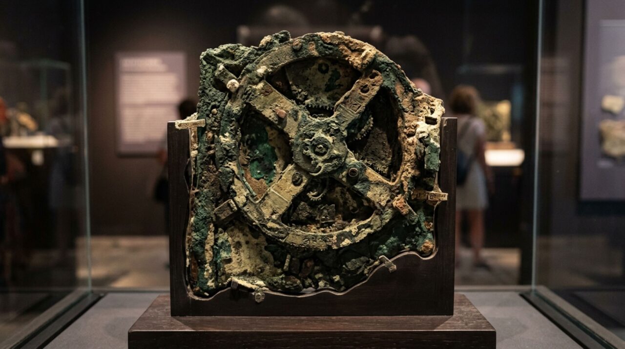 A antiga máquina encontrada em um naufrágio que reproduzia movimentos astronômicos usando dezenas de engrenagens