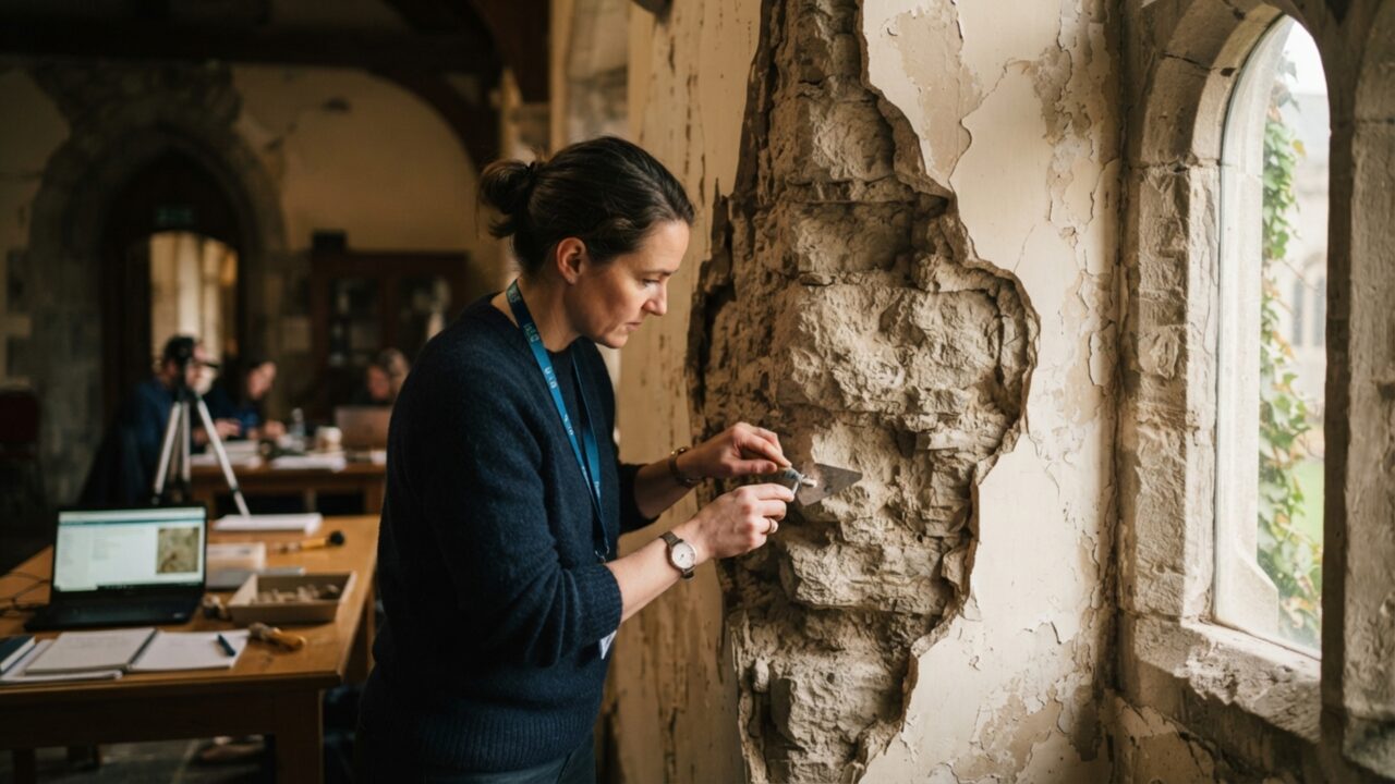 Um castelo medieval estava escondido dentro de um prédio vitoriano: paredes de quase 800 anos sobreviveram sob o reboco em Dublin